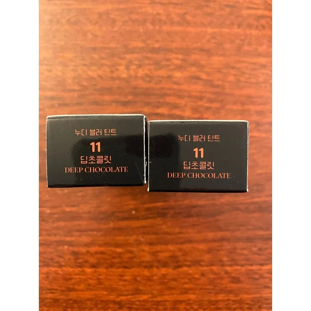 Colorgram Nude Blur Tint 11 Deep Chocolate Red Bomb Lip Tint Set of 2 New